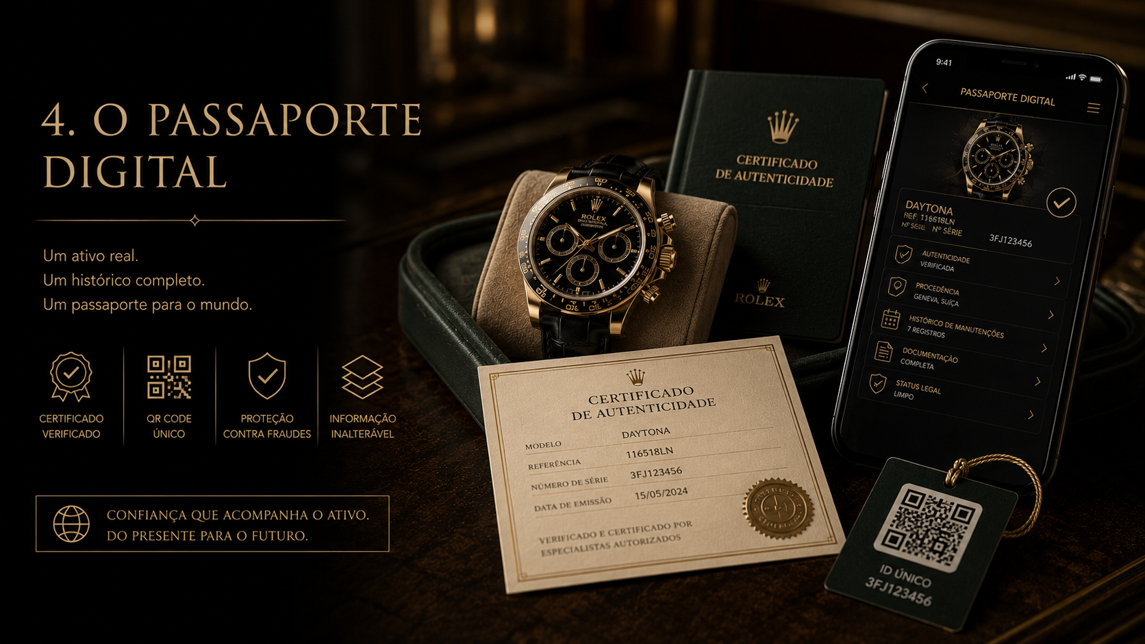 Passaporte Digital — Certificado de Autenticidade e App